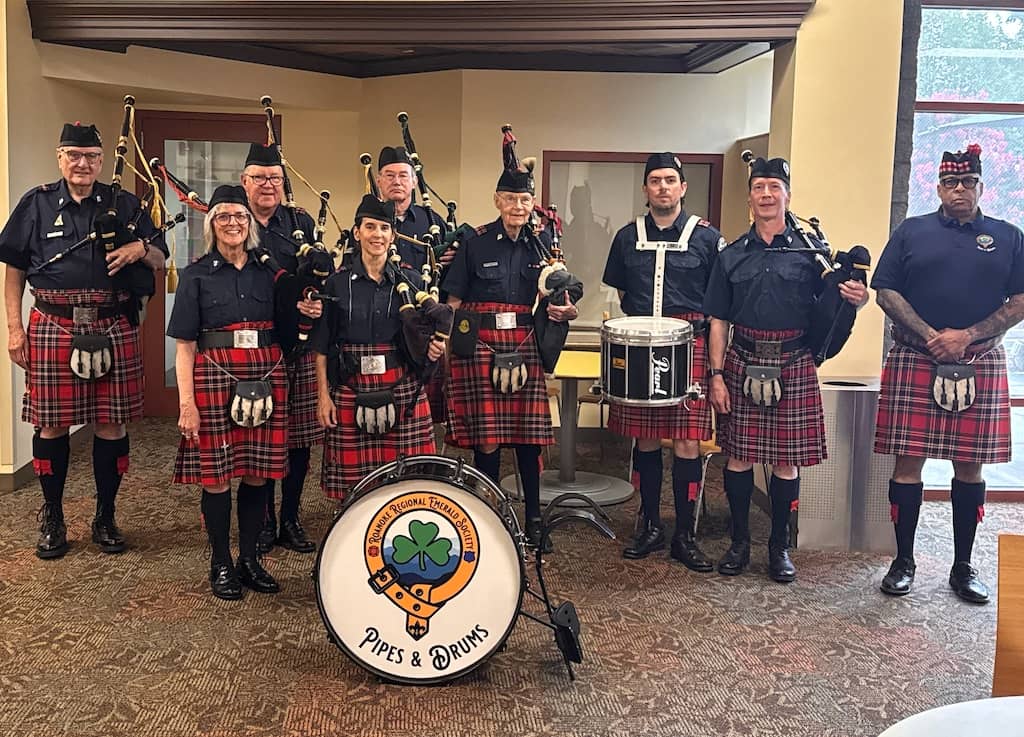 Virginia Highlands Pipes and Drums at Law Enforcement Graduation Ceremonyy